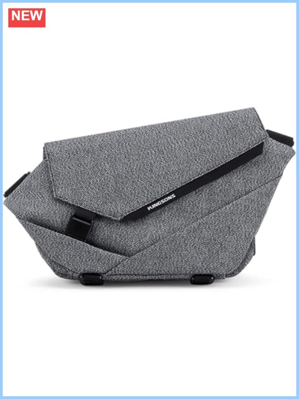 Eco-Polyester Sling Crossbody Bag Waterproof Travel Hiking Daypack
